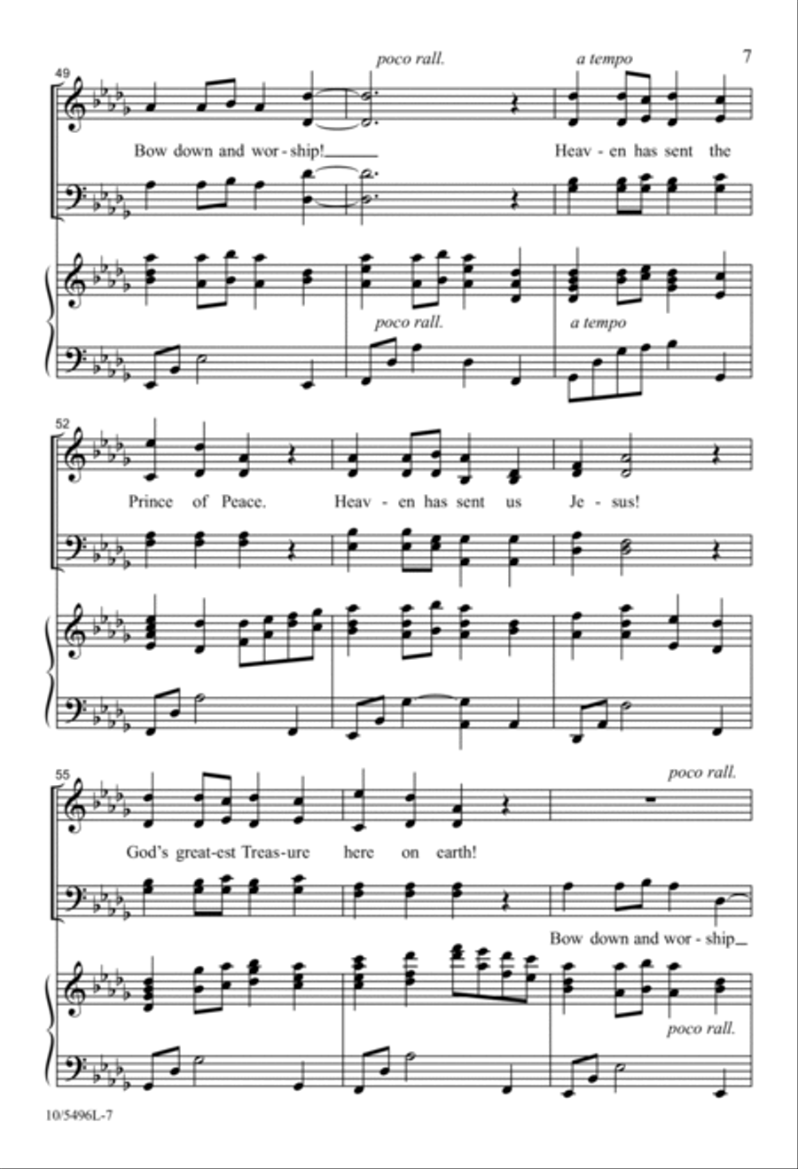 God's Greatest Treasure God's Greatest Treasure 4-Part scores gallery preview page 7