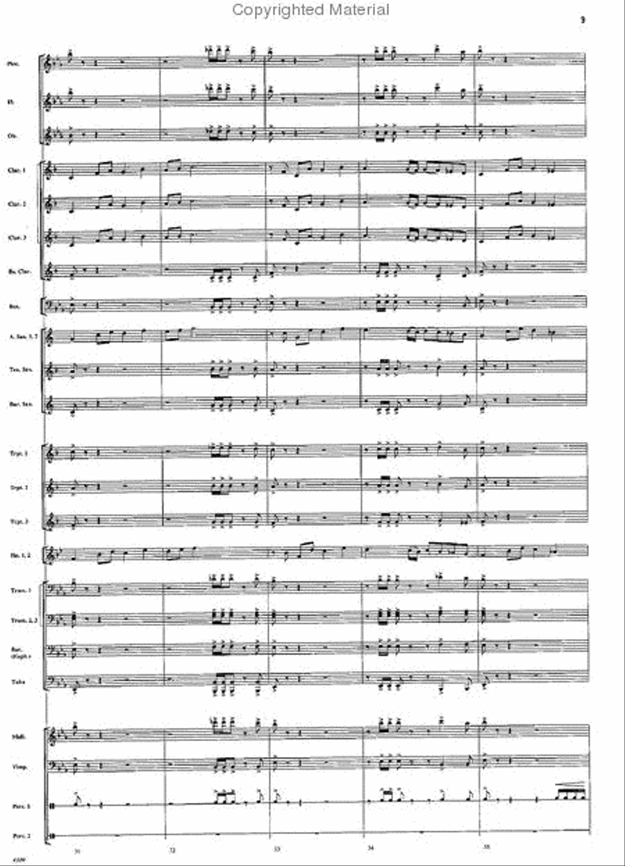 A Vision of Majesty Concert Band scores gallery preview page 8
