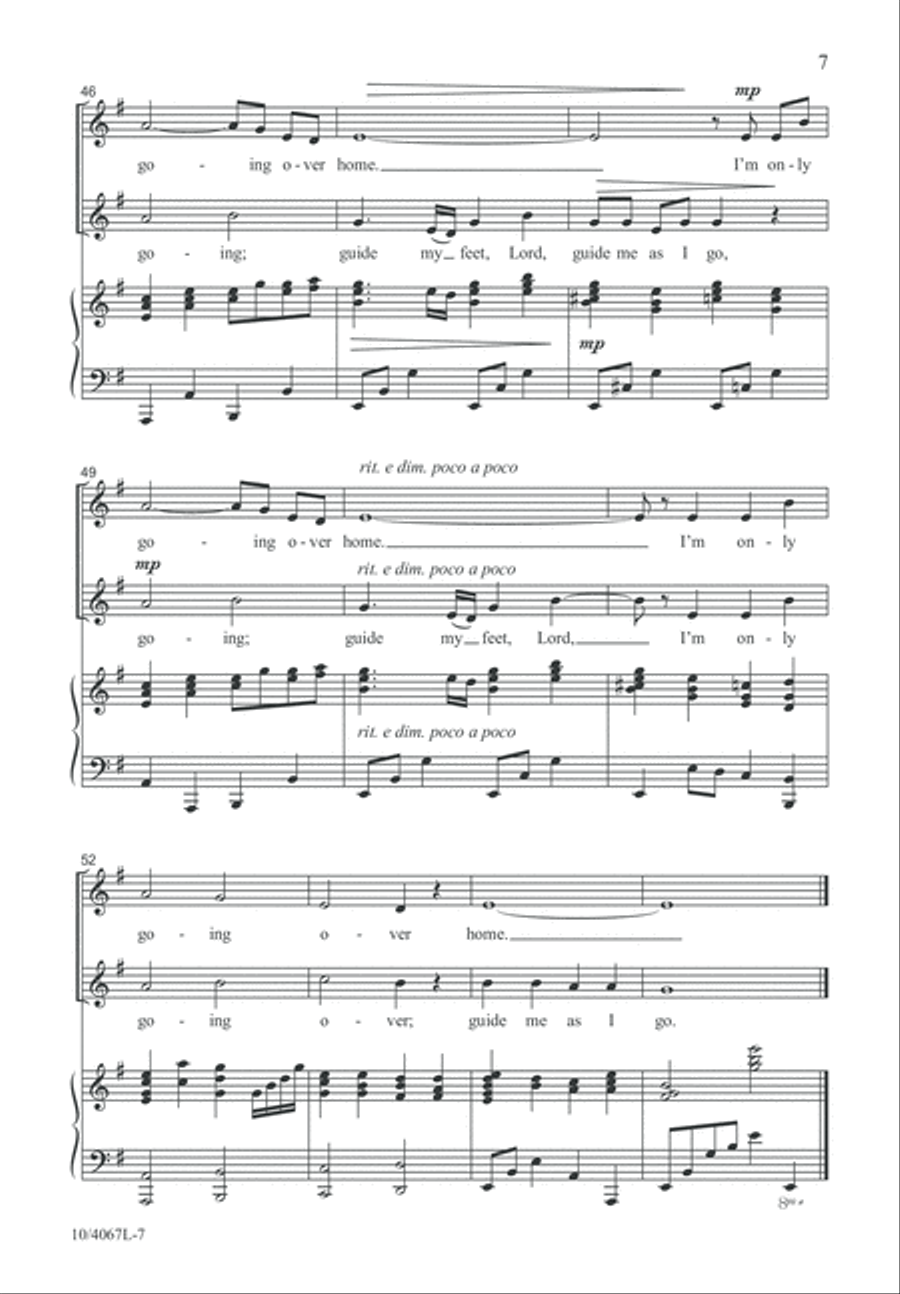 Guide My Wayfaring Feet 2-Part scores gallery preview page 7