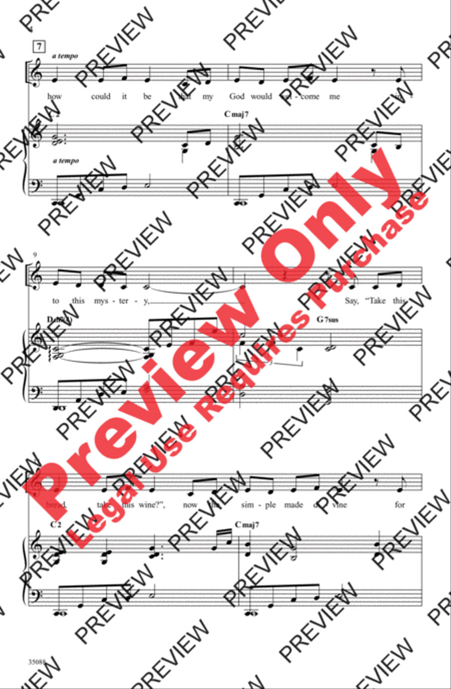 Remembrance 4-Part scores gallery preview page 3