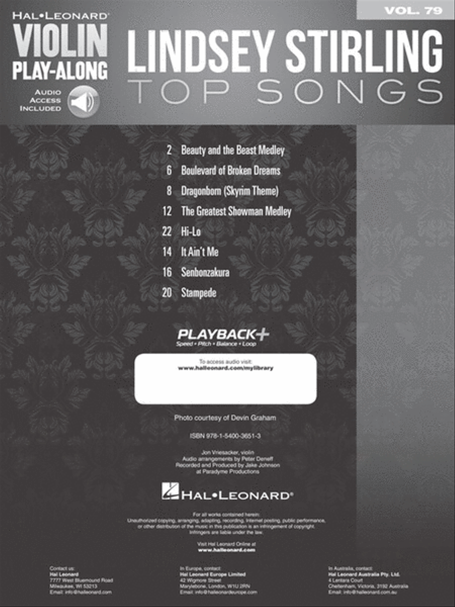 Lindsey Stirling – Top Songs Violin scores gallery preview page 2