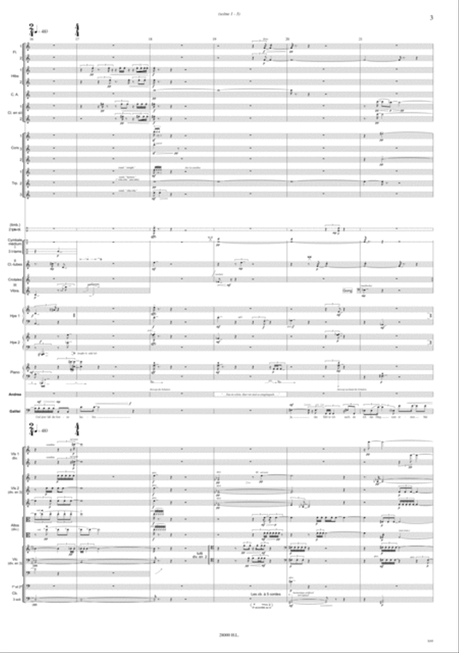 Galilei - Opera En 12 Scenes Choir scores gallery preview page 4