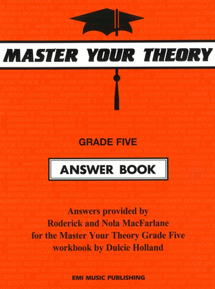 Book cover for Master Your Theory Answer Book 5
