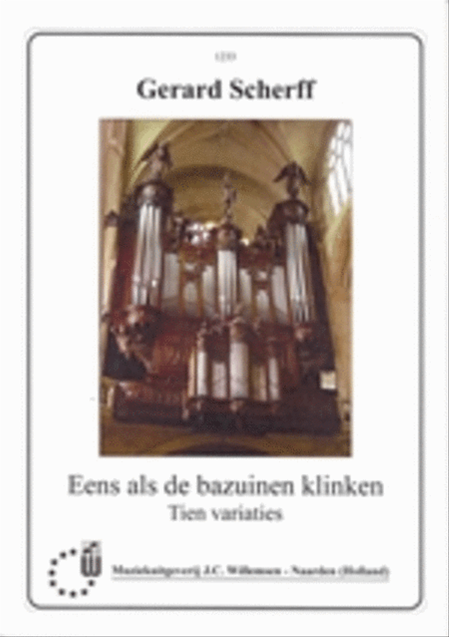 Eens Als De Bazuinen Klinken ( 10 Variaties ) Organ scores gallery preview page 1