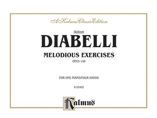 Book cover for Melodious Exercises, Op. 149