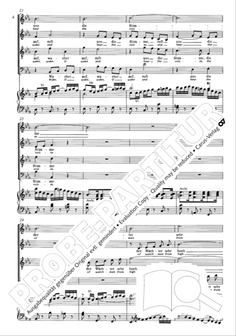 Wake, o wake and hear the voices STB scores gallery preview page 5