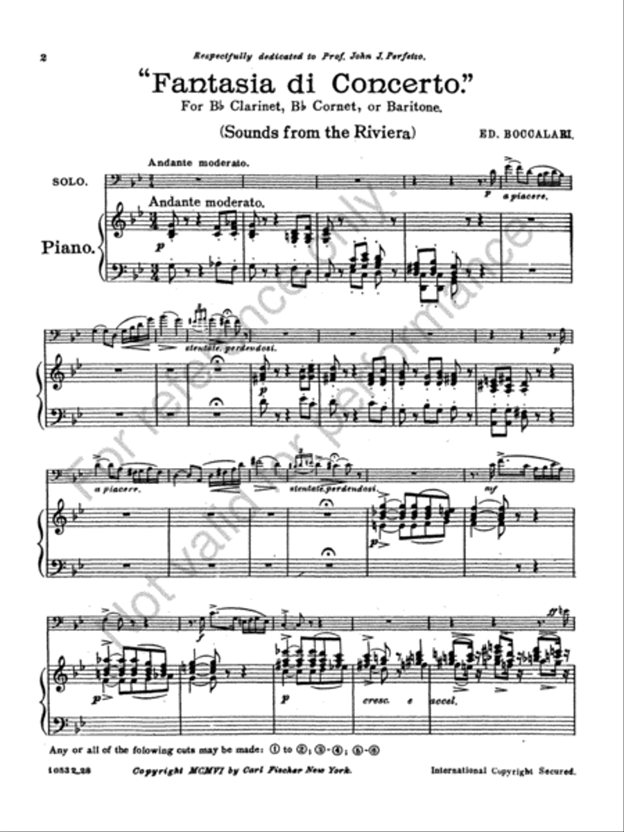 Fantasia di Concerto Fantasia di Concerto Concert Band scores gallery preview page 4