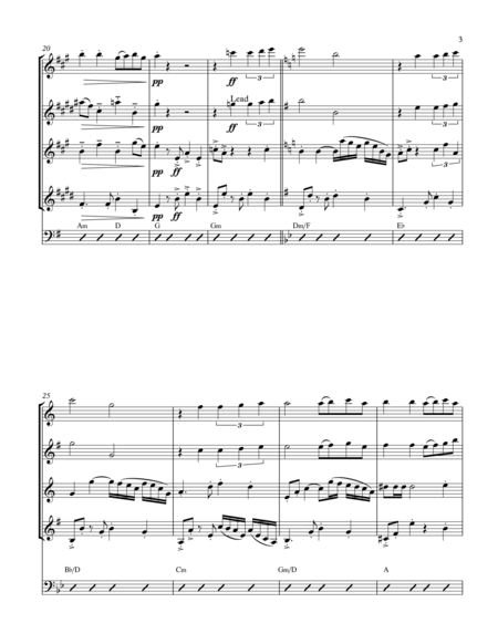 Por Una Cabeza (Sax Quartet) image number null
