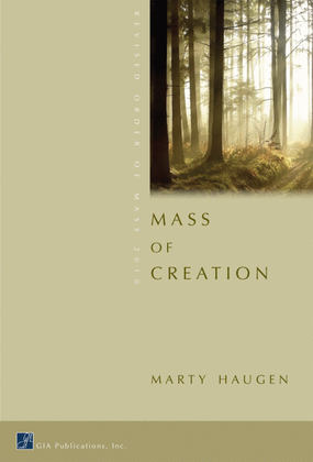 Book cover for Mass of Creation - Brass and Timpani edition