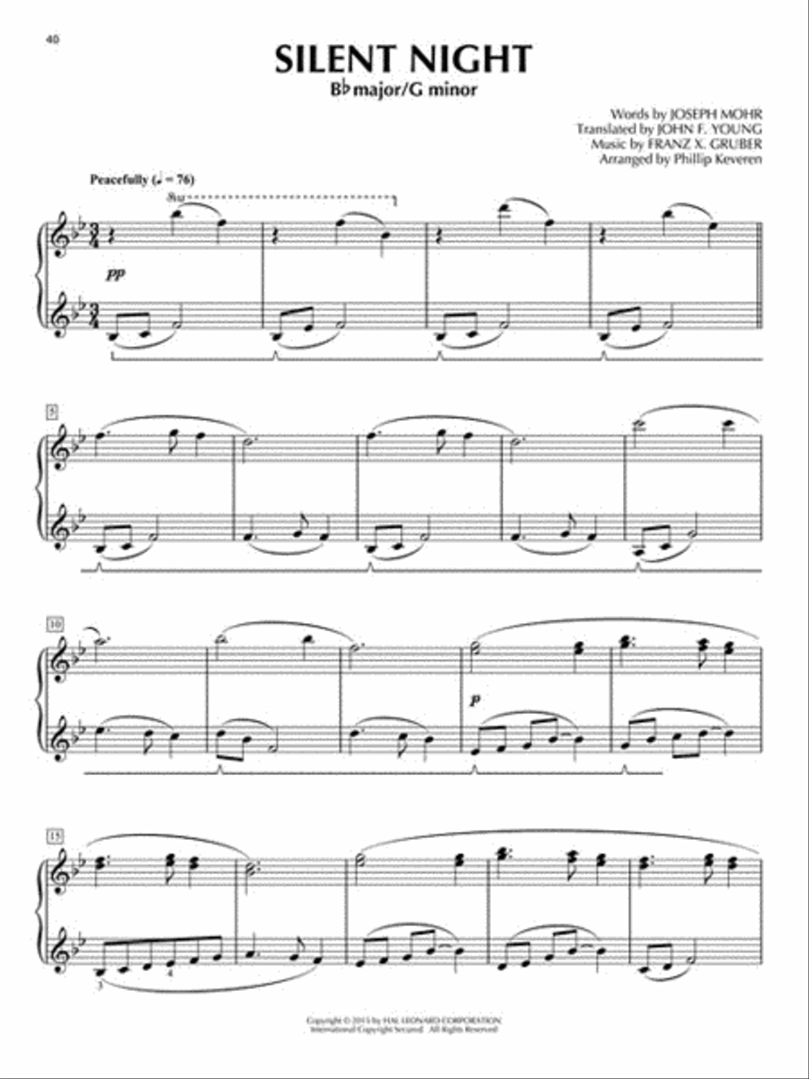 The Twelve Keys of Christmas Easy Piano scores gallery preview page 4