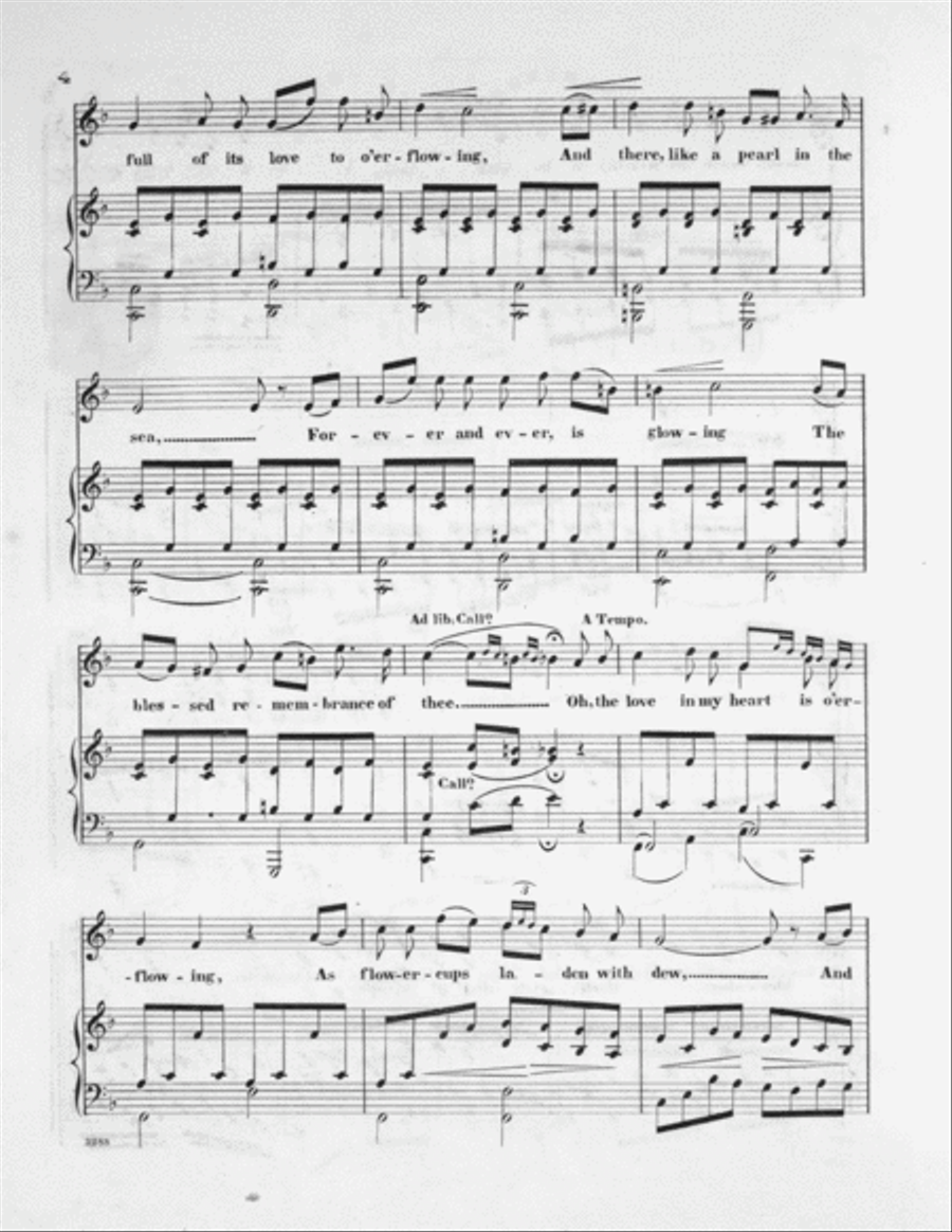 Remembrance of Thee. Song Voice scores gallery preview page 3