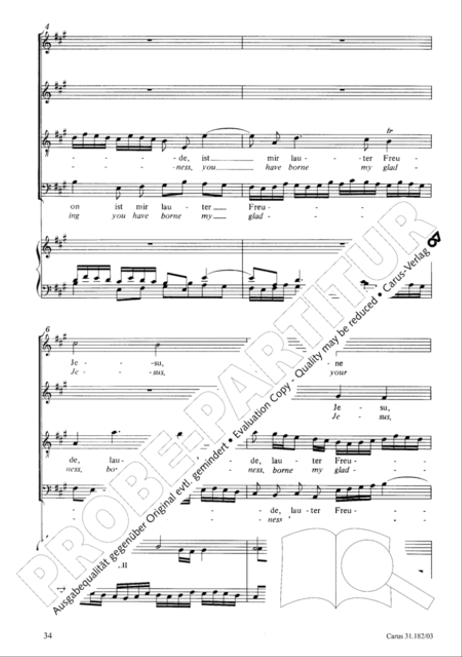 Himmelskonig, sei willkommen (King of heaven, be most welcome) ATB scores gallery preview page 34