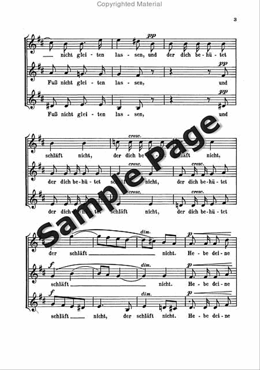 Hebe deine Augen auf (Elijah) 3-Part scores gallery preview page 4