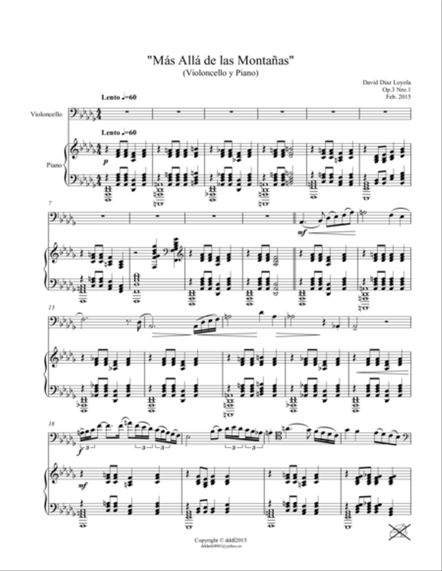 Más allá de las Montañas String Duet scores gallery preview page 2