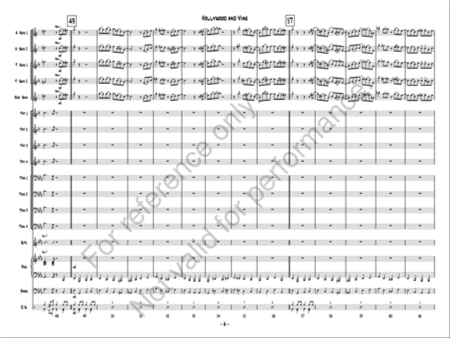 Hollywood and Vine Jazz Ensemble scores gallery preview page 6