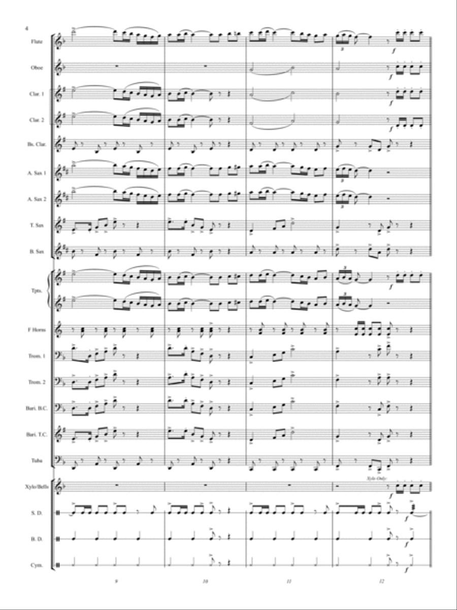 Pan American Concert Band scores gallery preview page 4