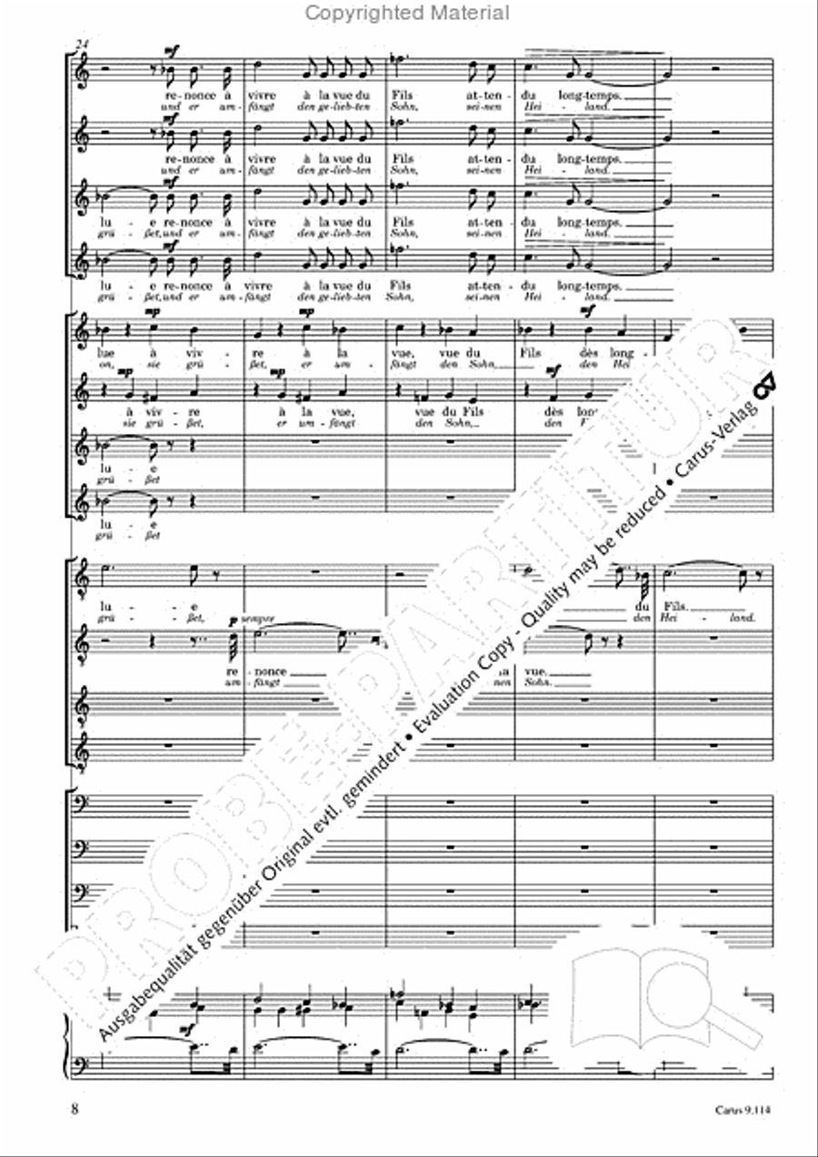 Trois Fragments de son Choir scores gallery preview page 9