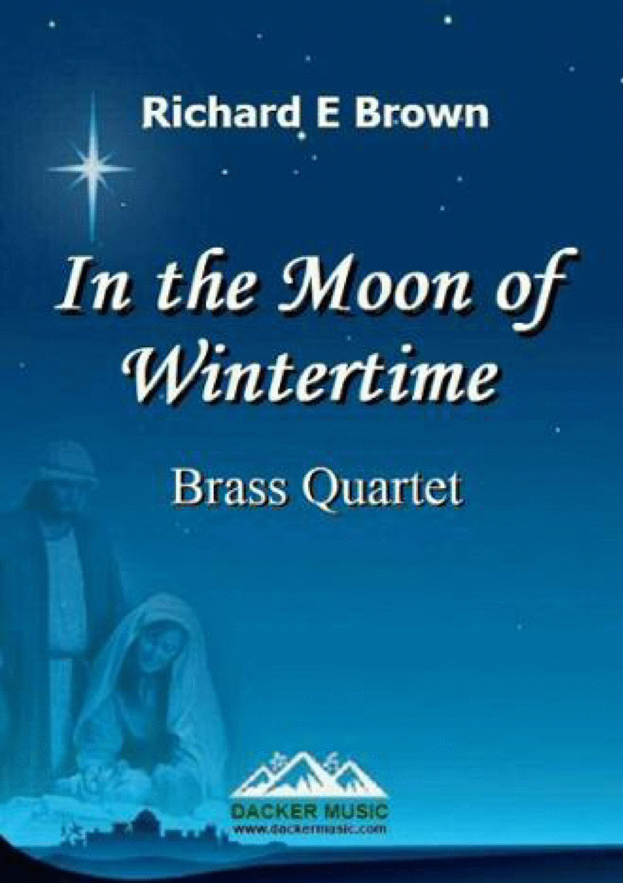 In the Moon of Wintertime - Brass Quartet Brass Quartet scores gallery preview page 1