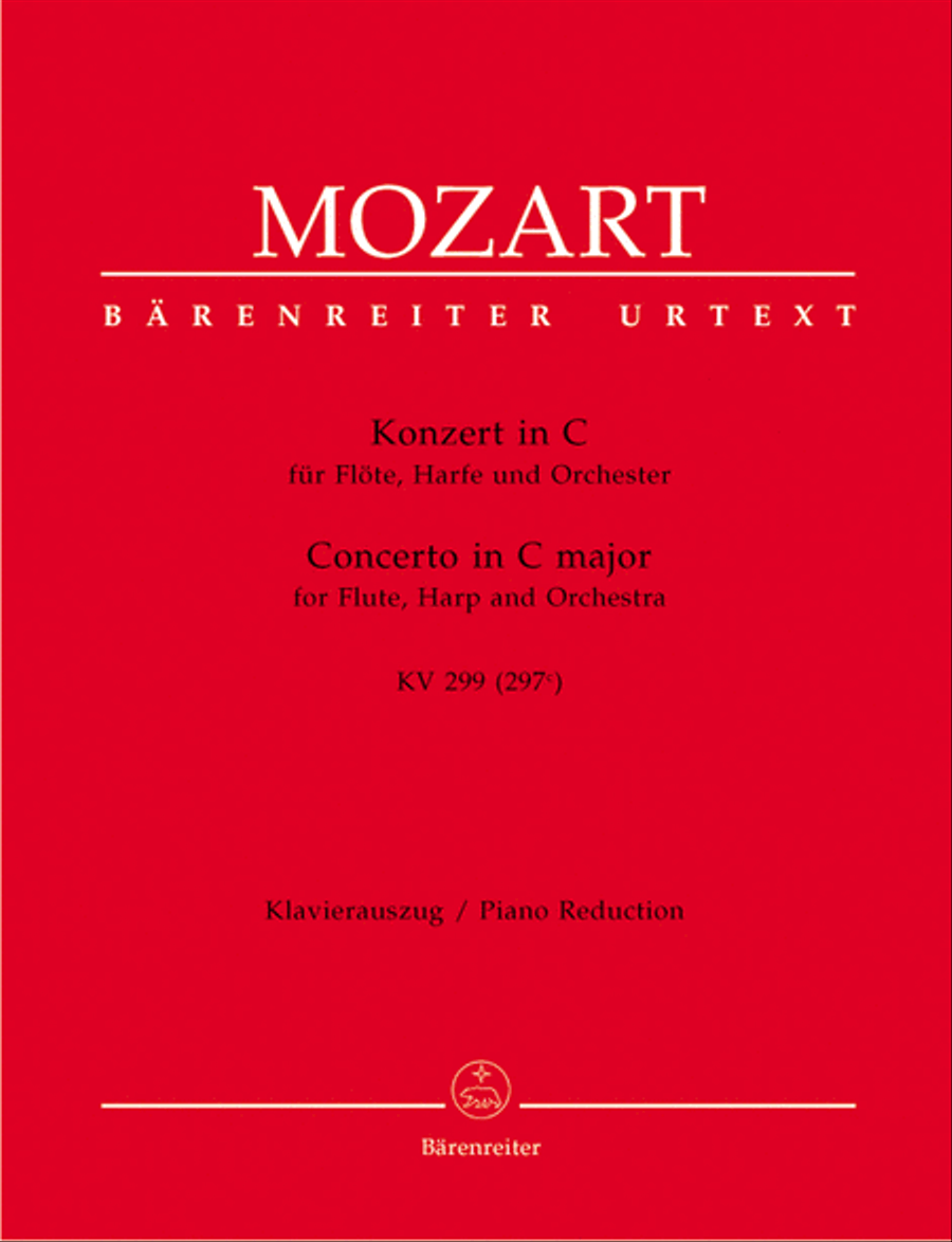 Concerto for Flute, Harp and Orchestra C major KV 299 (297c) Flute Solo scores gallery preview page 1