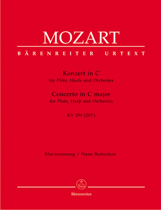 Book cover for Concerto for Flute, Harp and Orchestra C major KV 299 (297c)