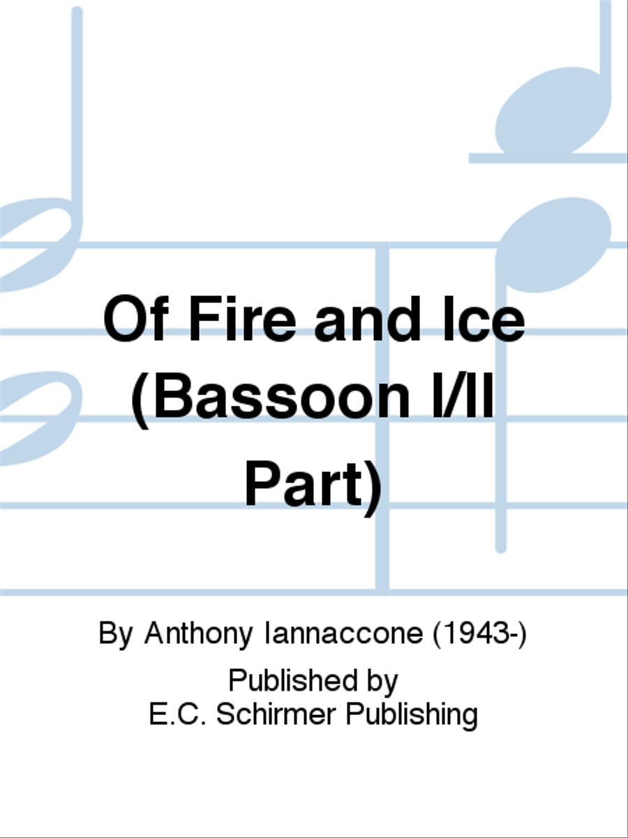 Of Fire and Ice (Bassoon I/II Part) Concert Band scores gallery preview page 1