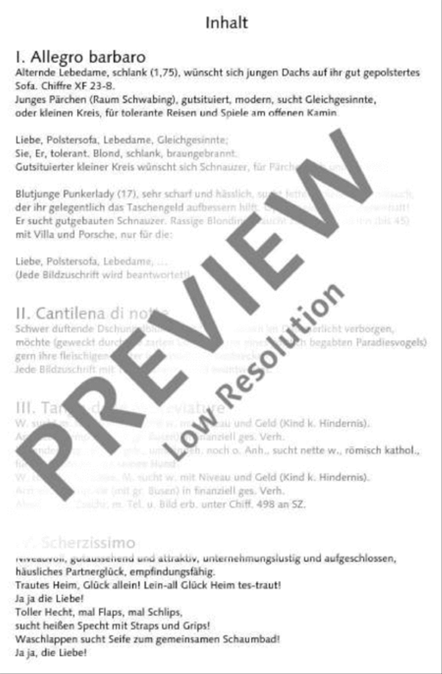 Variationen über die Liebe Mixed Choir scores gallery preview page 5