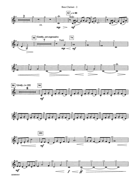 Kronos: B-flat Bass Clarinet