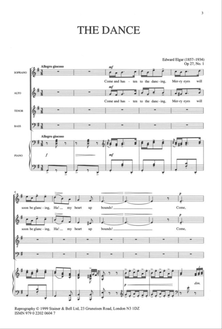 Dance 4-Part scores gallery preview page 2