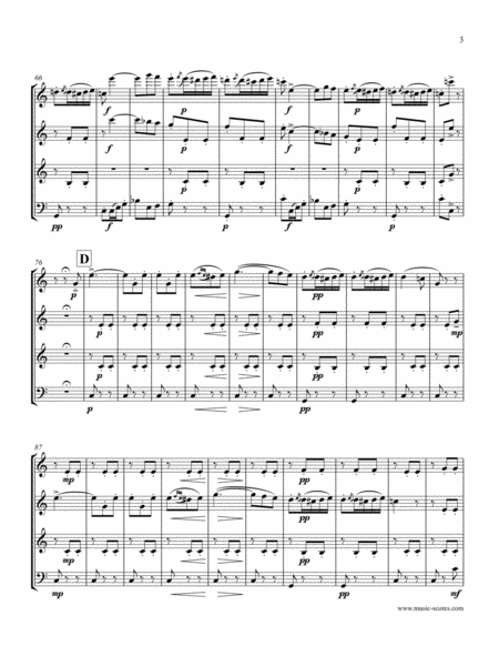 Libiamo ne lieti calici - Brindisi from La Traviata - 3 Violins & Cello image number null