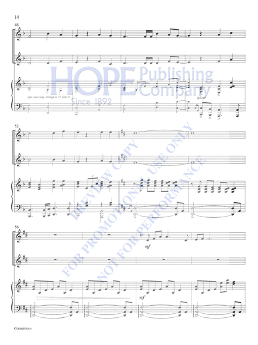 Today's Hymns and Songs 2 Instruments, Vol. 2 Book and CD Piano Accompaniment scores gallery preview page 17