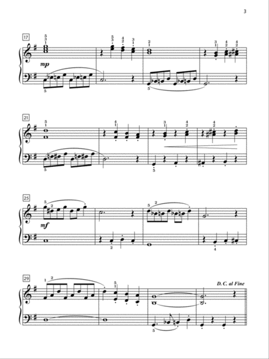 Premier Piano Course, Jazz, Rags & Blues 3 Piano Method scores gallery preview page 3