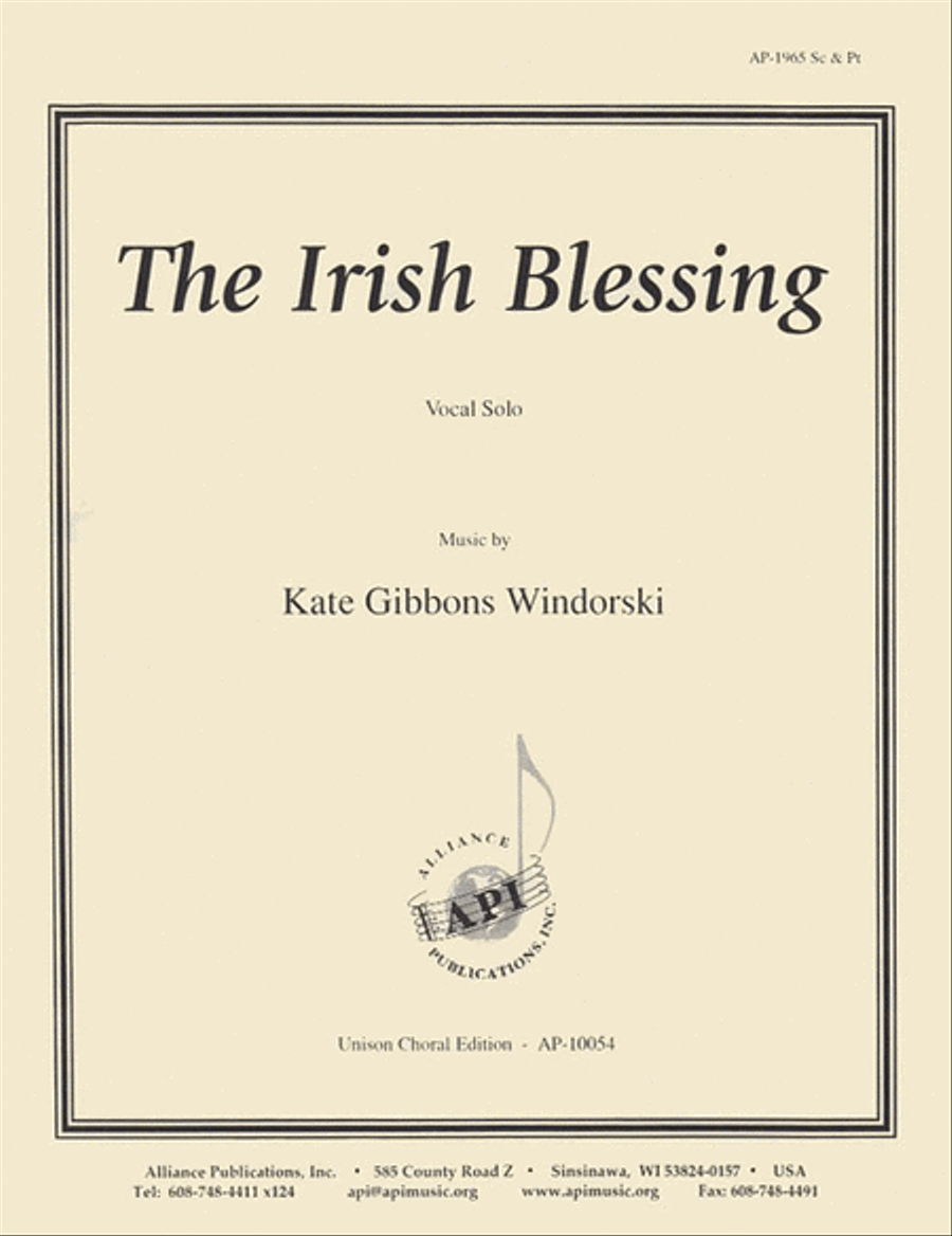 The Irish Blessing - Voc-pno