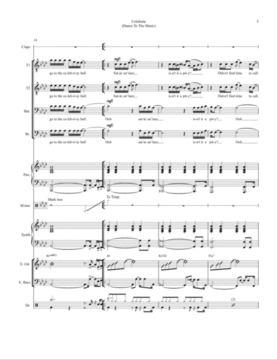 Celebrate Small Ensemble scores gallery preview page 5