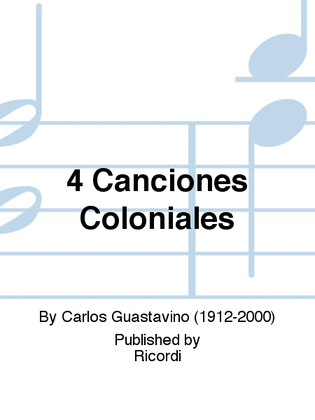 4 Canciones Coloniales