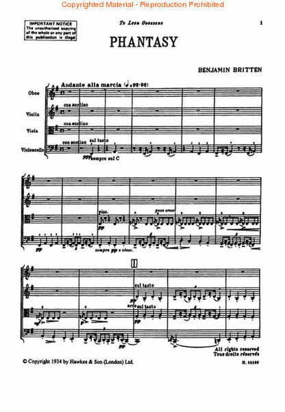 Phantasy Quartet, Op. 2