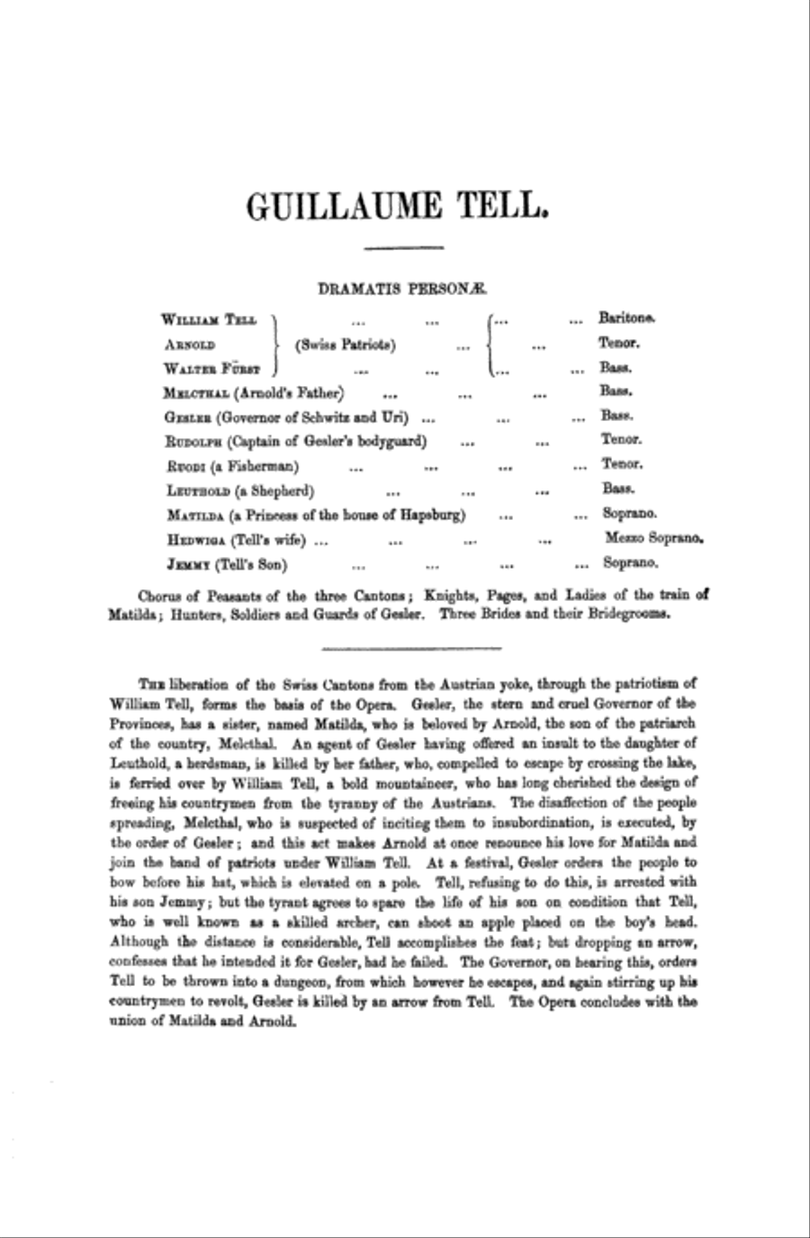 William Tell William Tell Voice scores gallery preview page 4