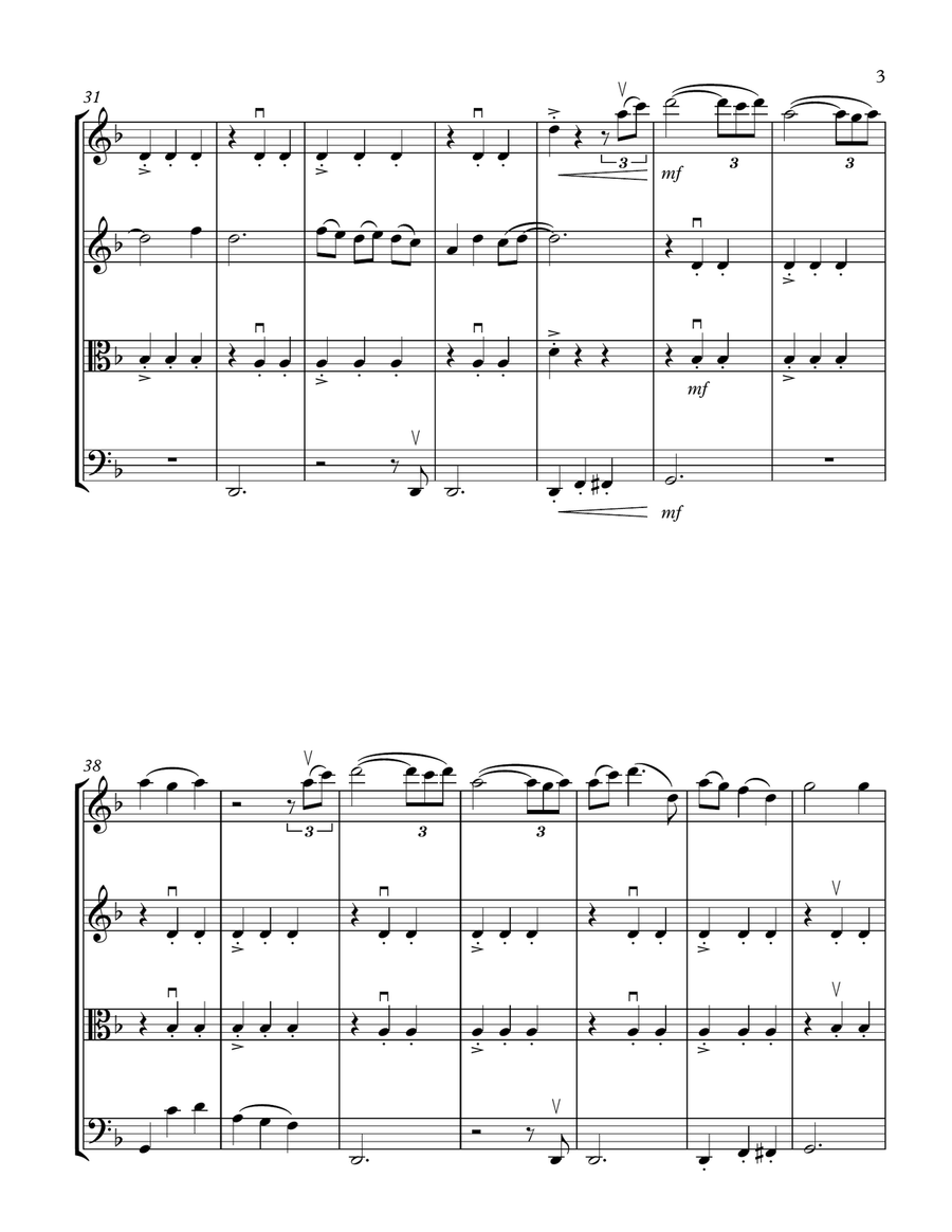 Earned It (fifty Shades Of Grey) String Quartet scores gallery preview page 3