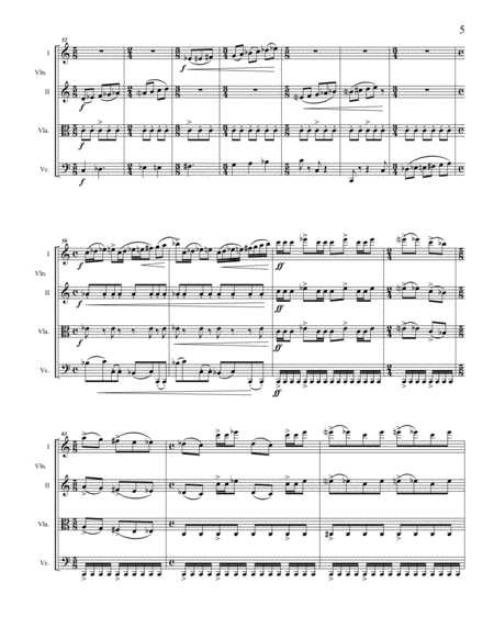 Half-Diminished Scherzo for String Quartet image number null