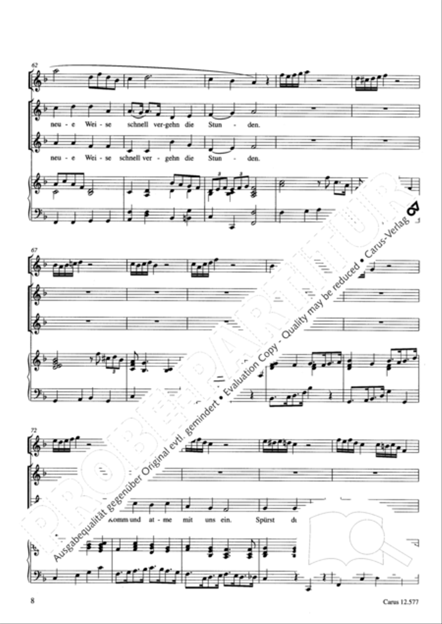 Komm in unsern Kinderchor 2-Part scores gallery preview page 9