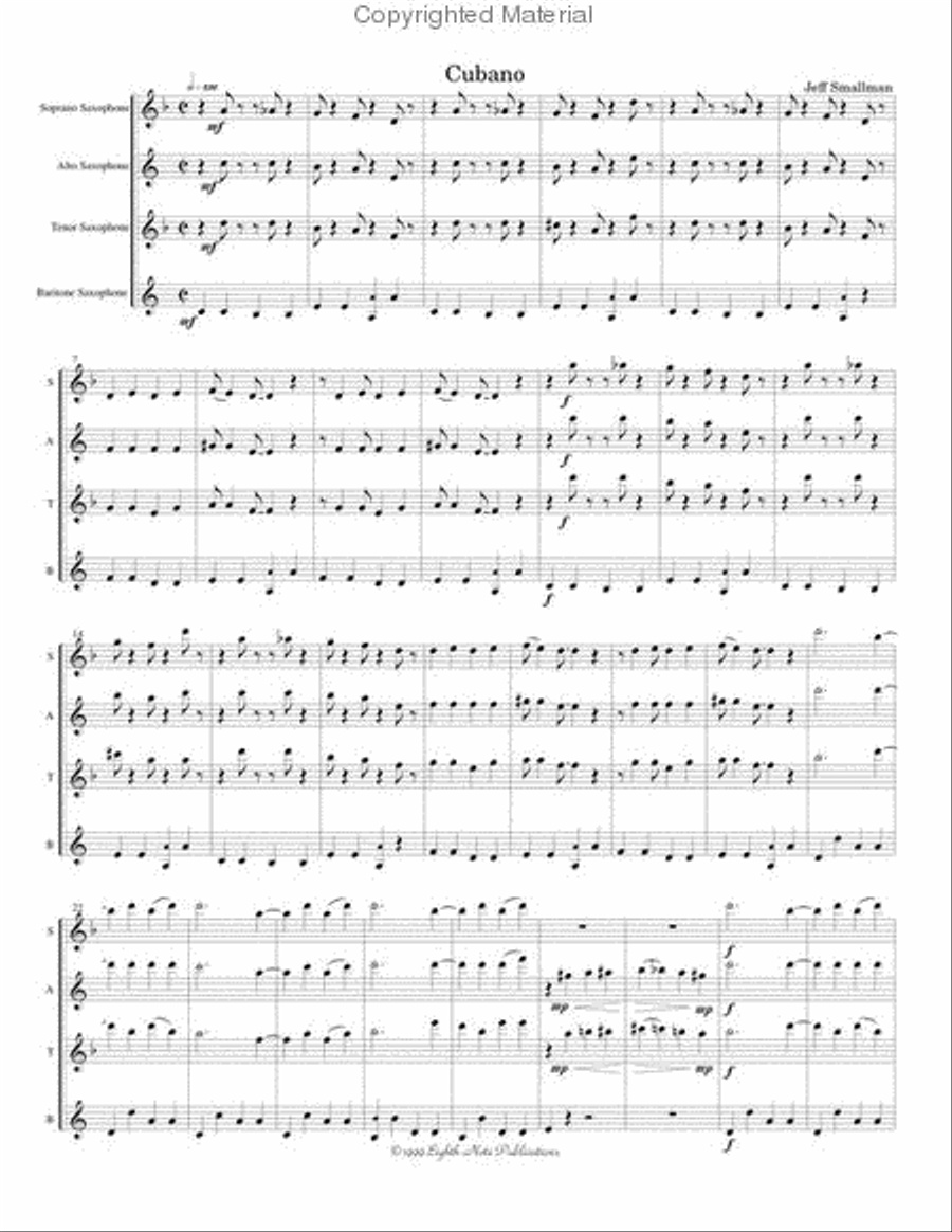 Cubano Cubano Small Ensemble scores gallery preview page 2