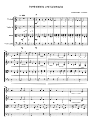 Tumbalalaika Kolomeyke (String Quartet)