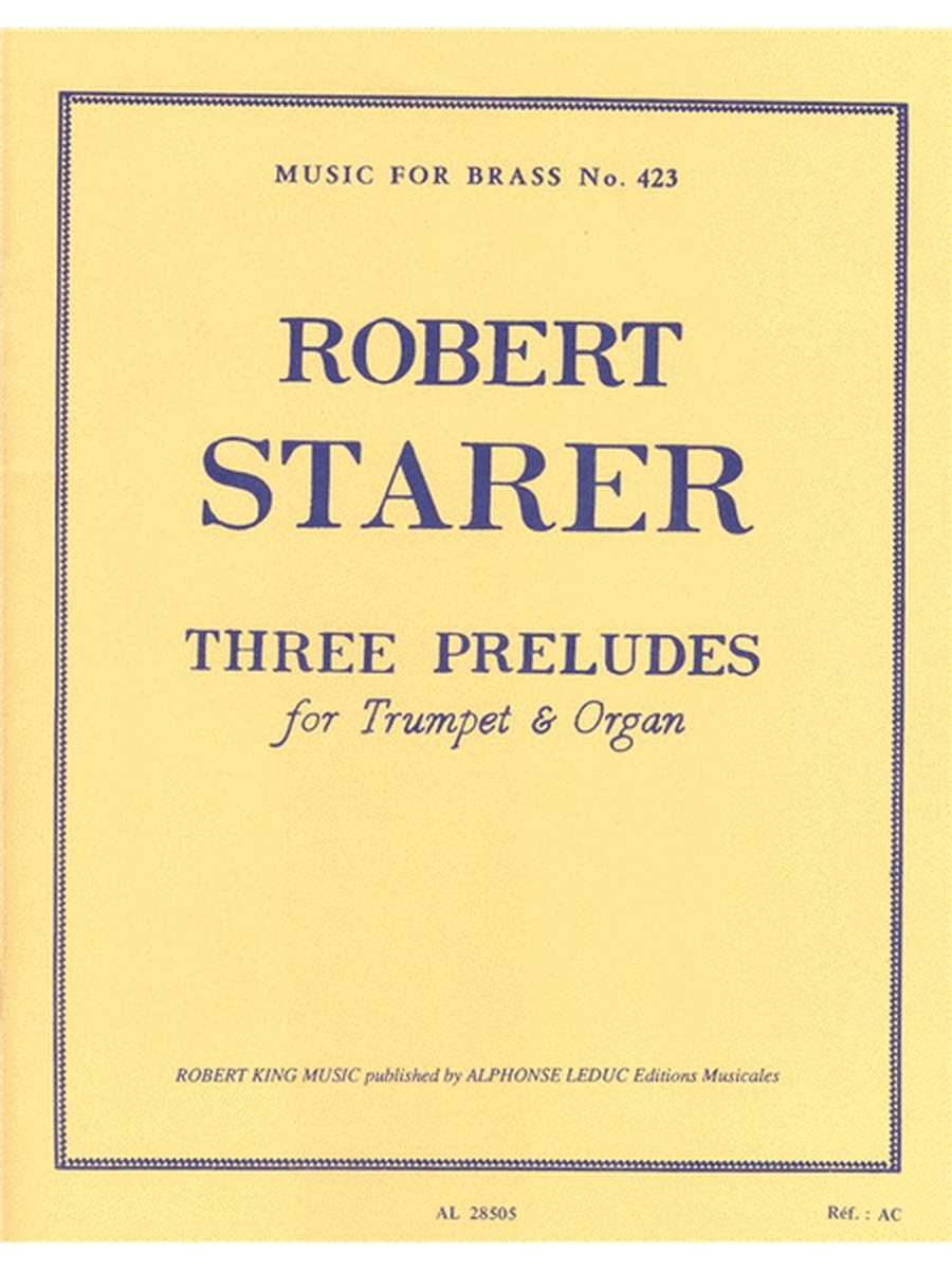 3 Preludes (trumpet & Organ)