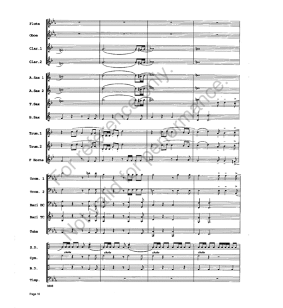 Trumpets a la King Trumpets a la King Concert Band scores gallery preview page 15
