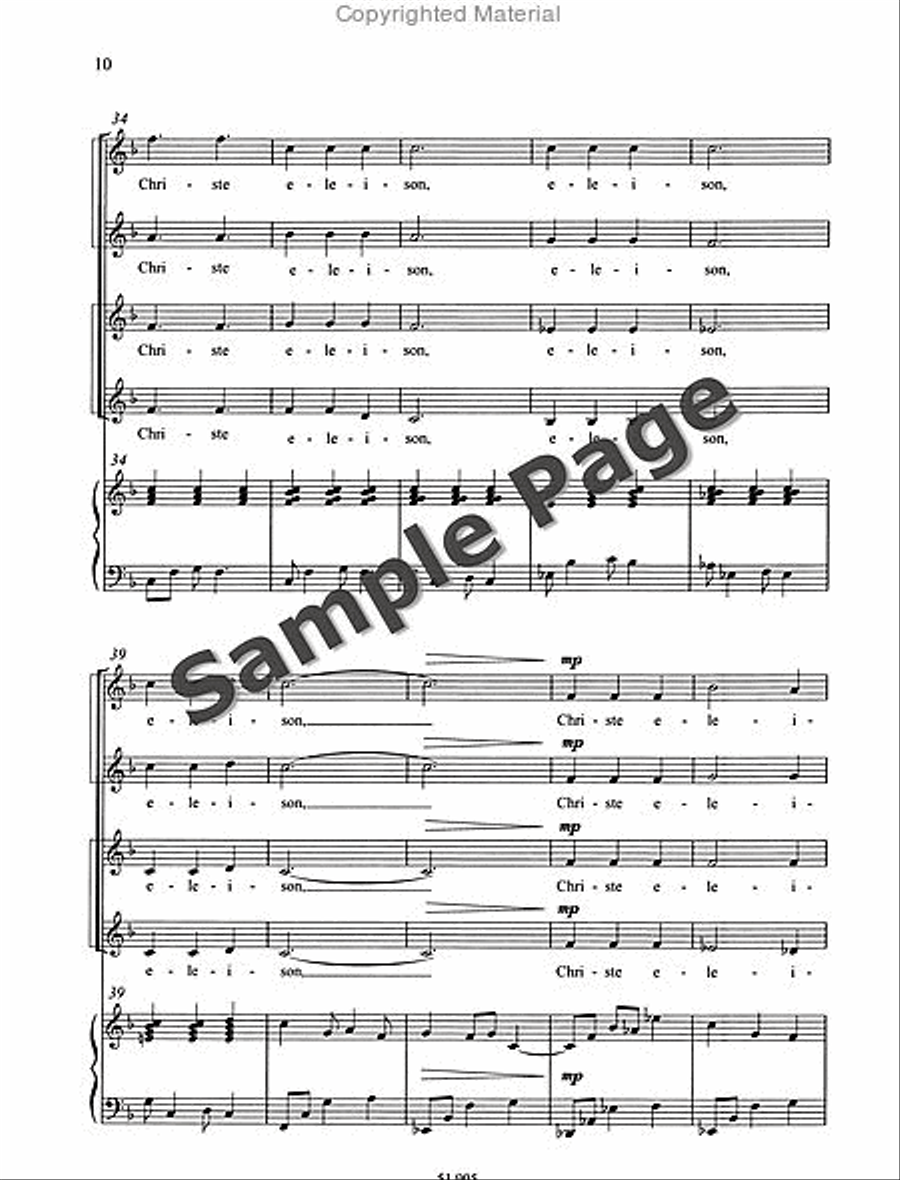 Missa Brevis SSAA scores gallery preview page 11