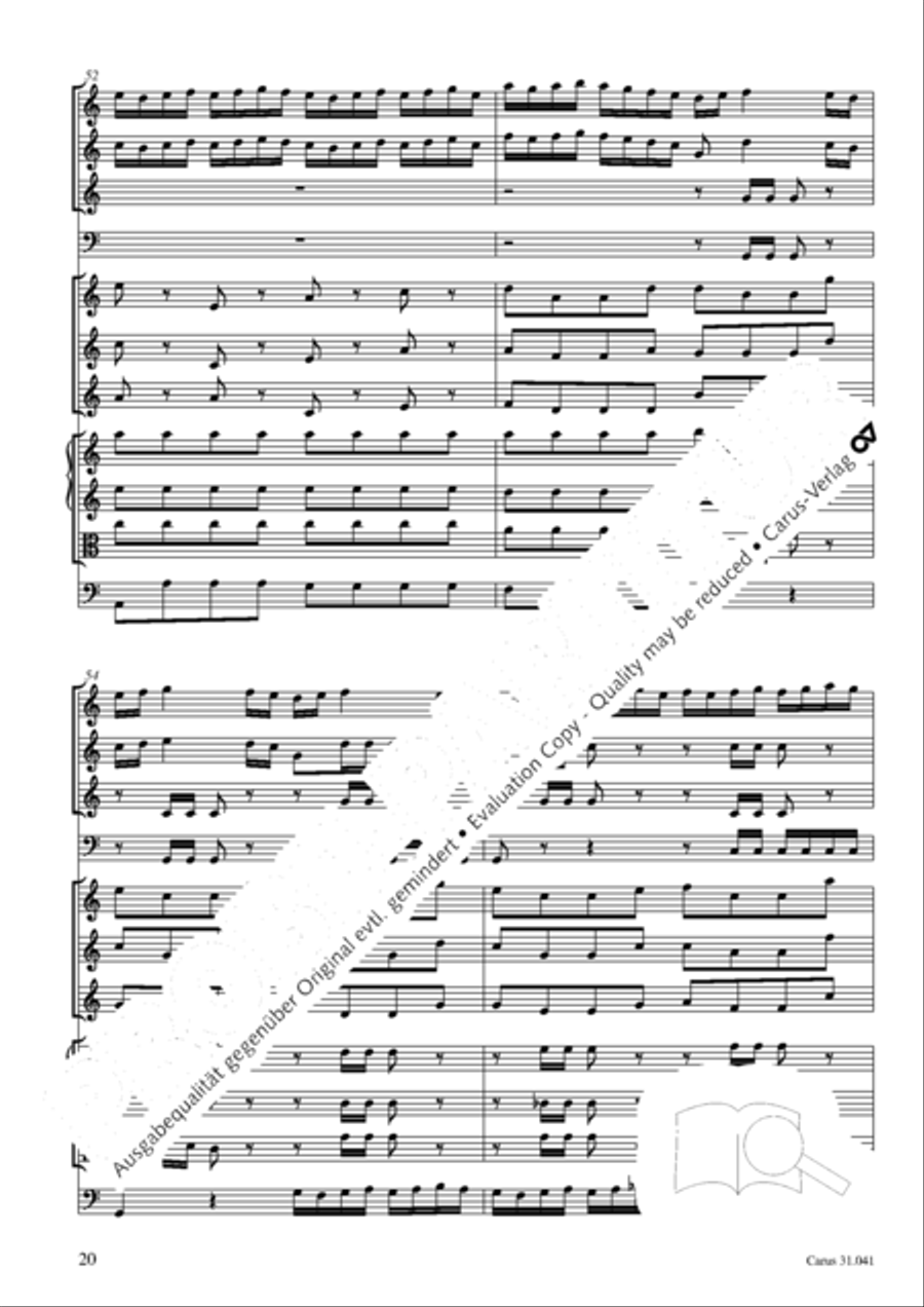 O Lord, we come to praise thee 4-Part scores gallery preview page 21