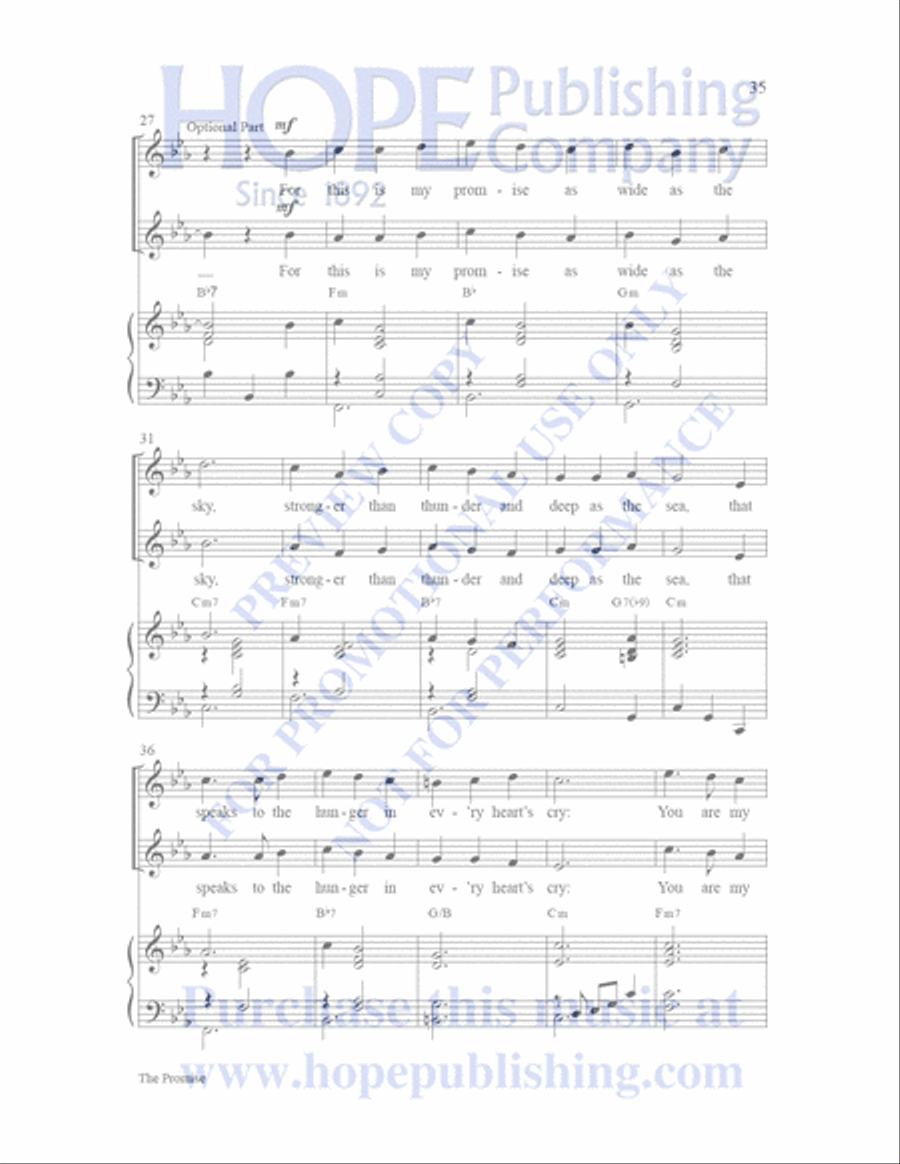 Sailor's Bible Sailor's Bible Children's Choir scores gallery preview page 36