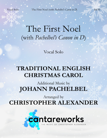 The First Noel (with Pachelbel's Canon in D) (Vocal Solo) image number null