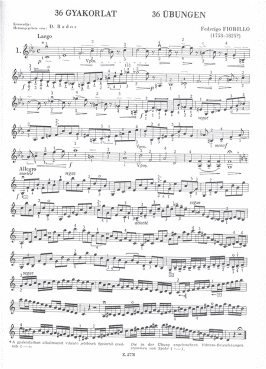 36 Übungen Violin Solo scores gallery preview page 2