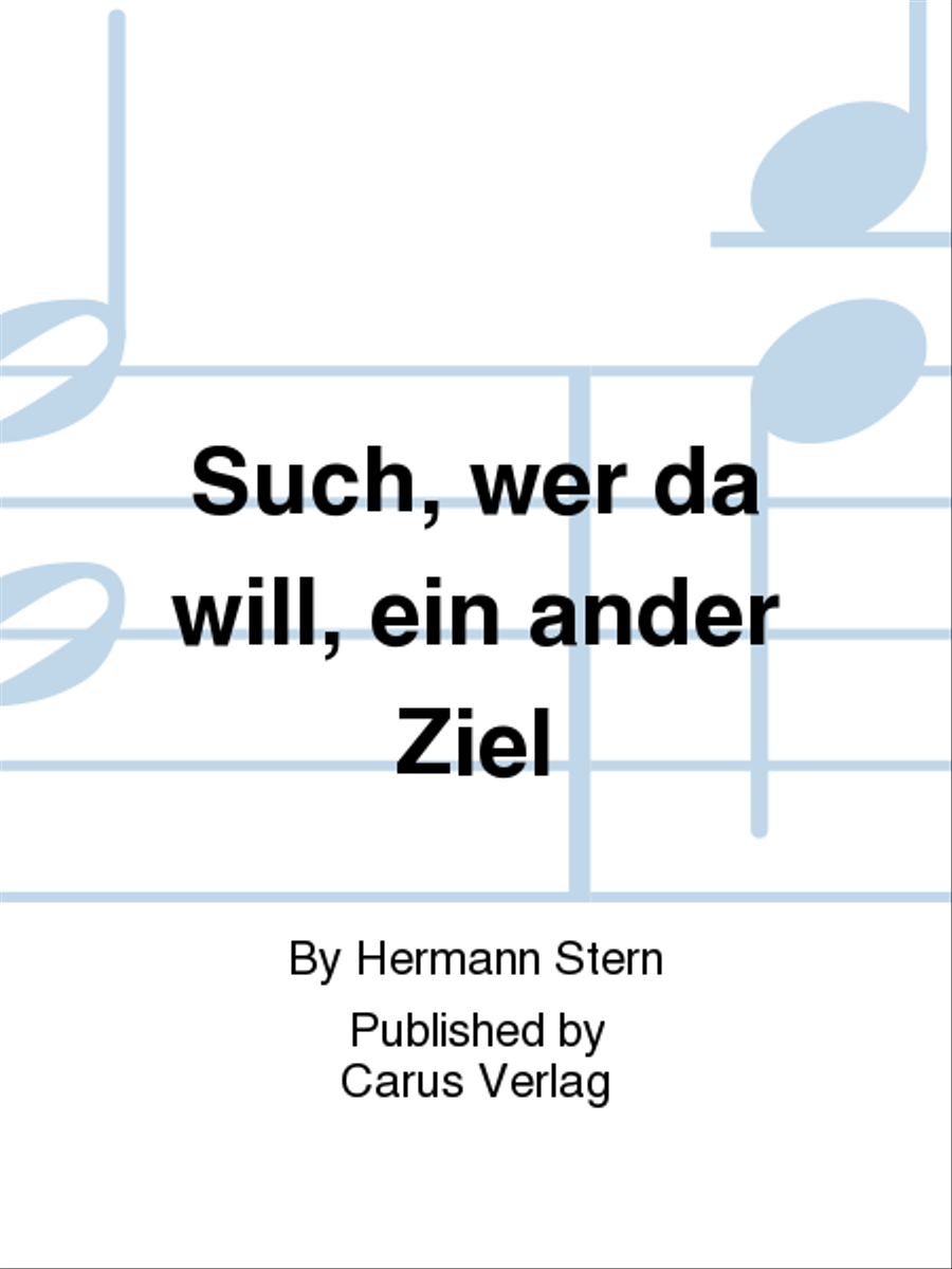 Such, wer da will, ein ander Ziel TB scores gallery preview page 1