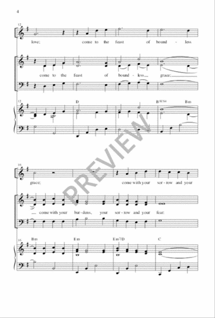 This Is God's Table 3-Part scores gallery preview page 4